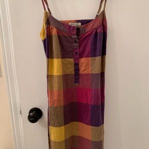 Plaid cotton dress